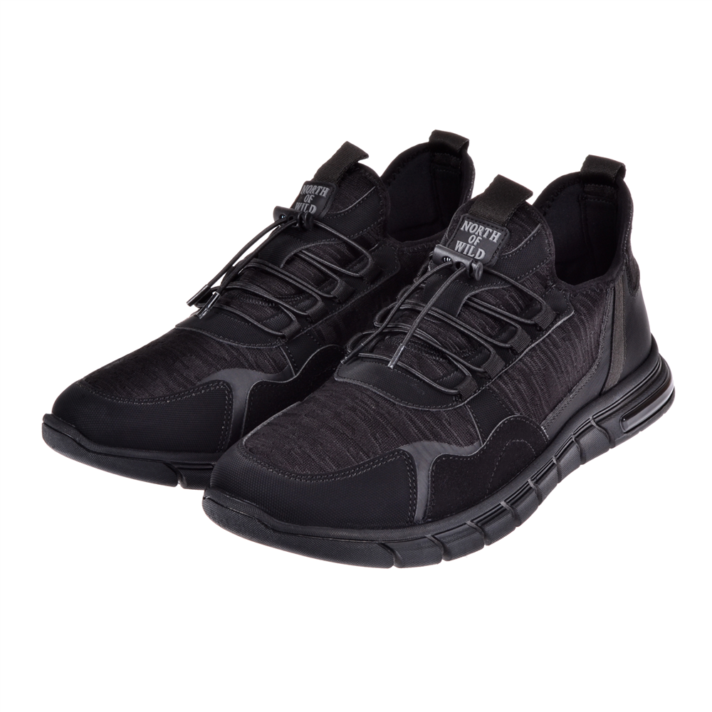 North Of Wild Memory Foam Erkek Spor Ayakkabı Sneaker EK-SAFE SİYAH