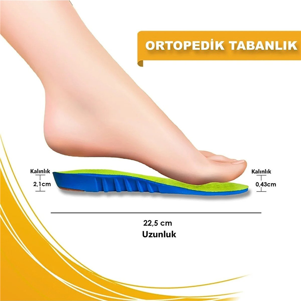 Ortosole Ortopedik Memory Foam Çocuk Ayakkabı Tabanlığı 204-MK-