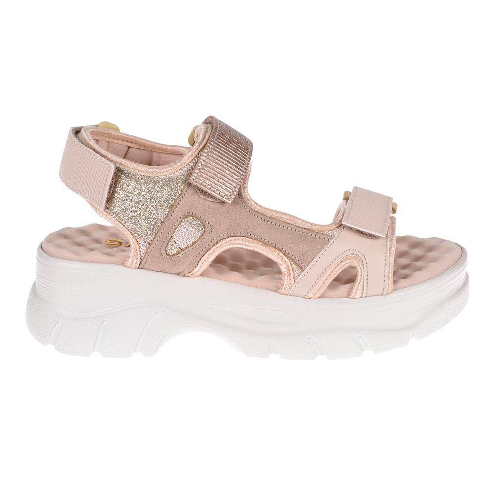 Pullman Cırtlı Comfort Kadın Sandalet SMS-4740   BEJ