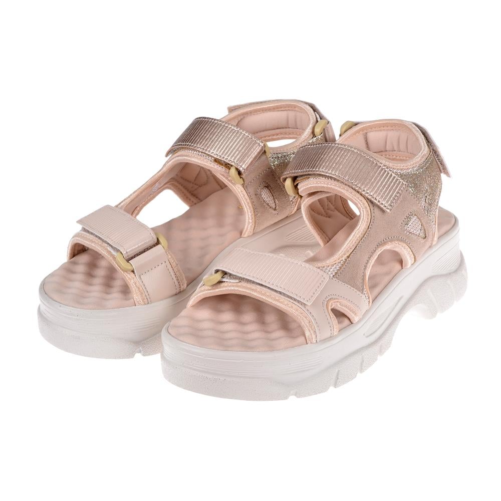 Pullman Cırtlı Comfort Kadın Sandalet SMS-4740   BEJ