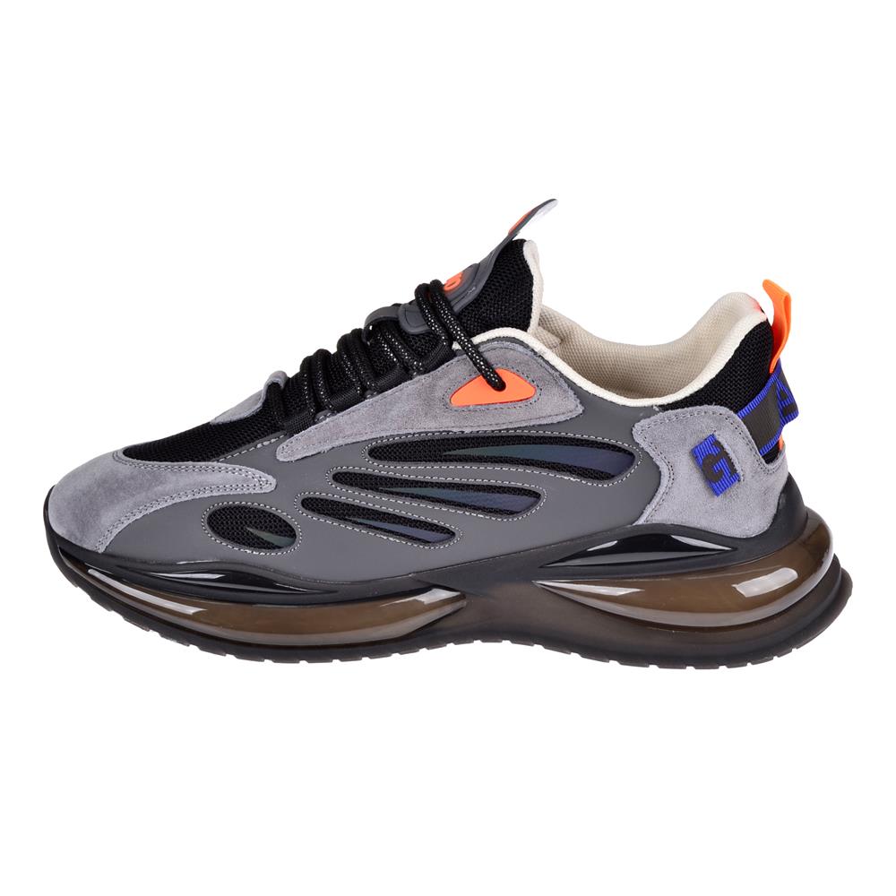 Pullman Erkek Spor Ayakkabı Sneaker GJ-647   SİYAH GRİ