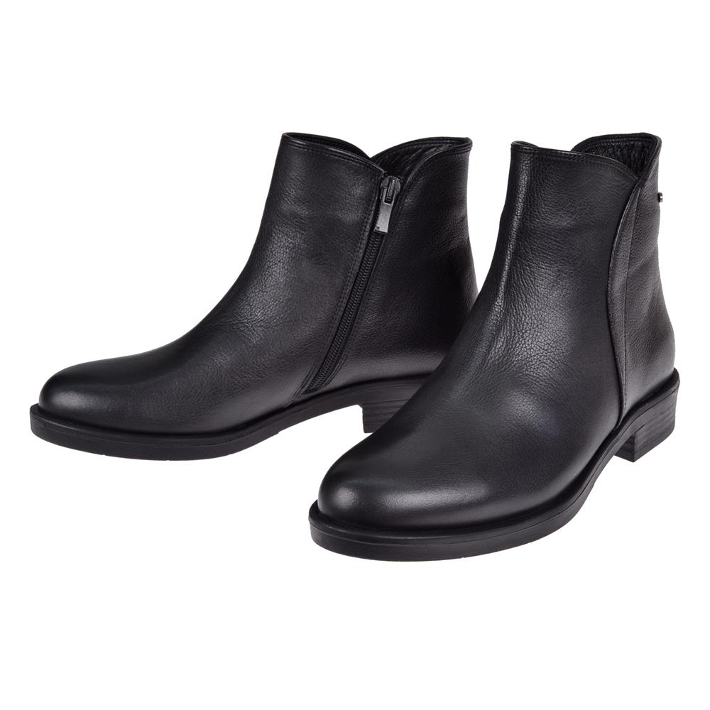 Pullman Hakiki Deri Bilek Boyu Kadın Bot SK-22676   SİYAH