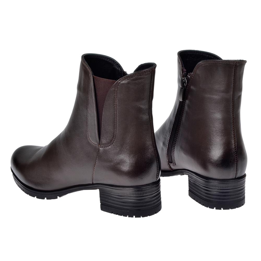 Pullman Hakiki Deri Günlük Kadın Bot ND-5100   KAHVE