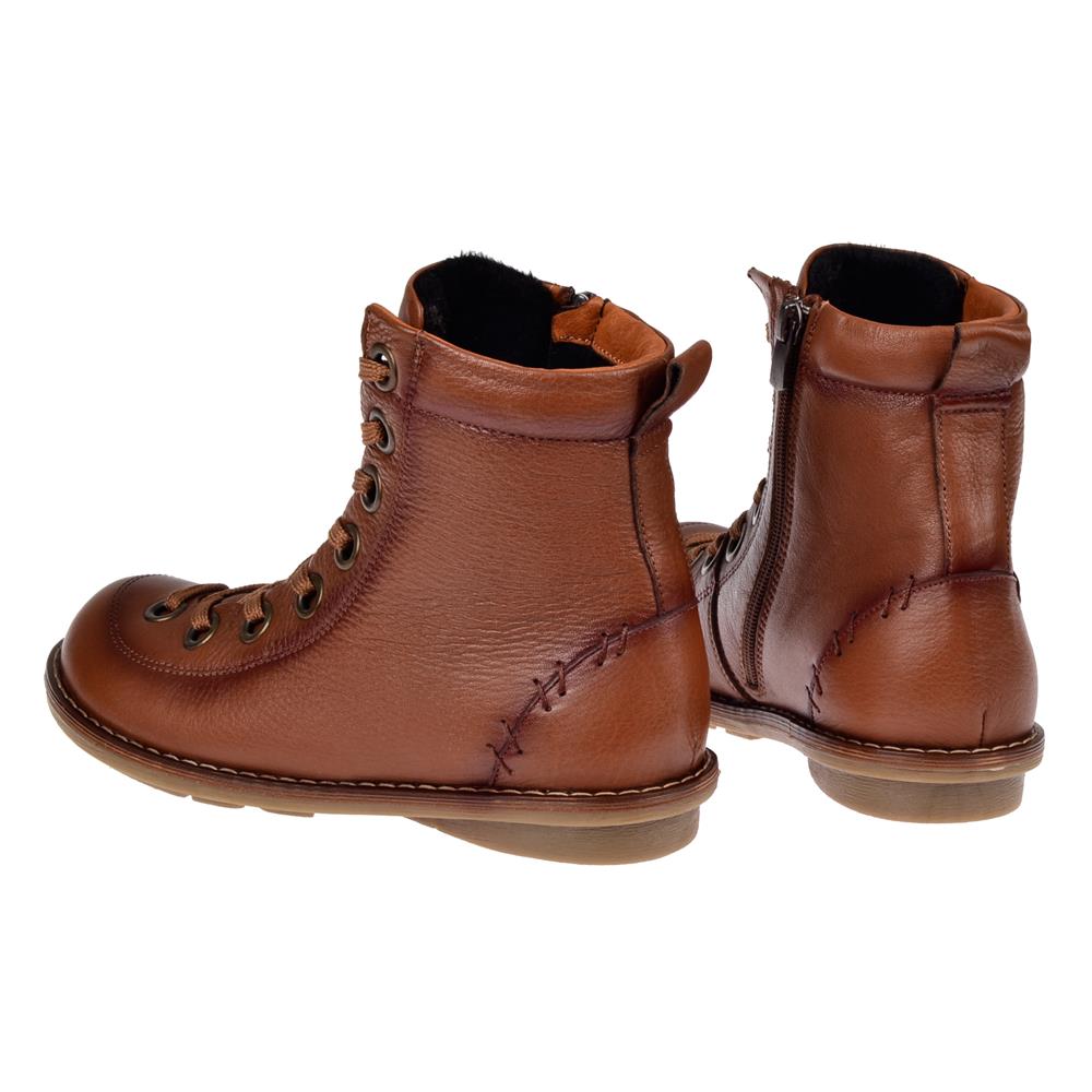 Pullman Hakiki Deri Günlük Kadın Bot PLM-34431   TABA