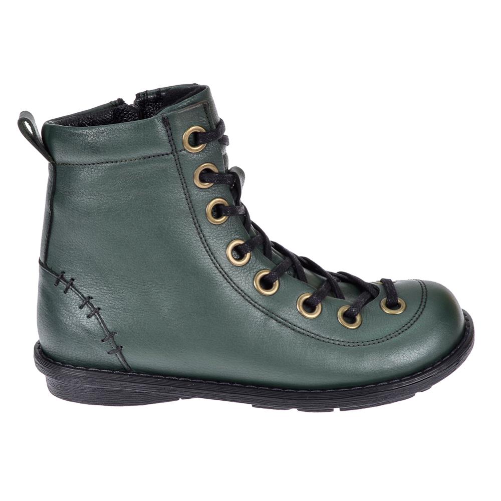 Pullman Hakiki Deri Günlük Kadın Bot PLM-34431   YEŞİL