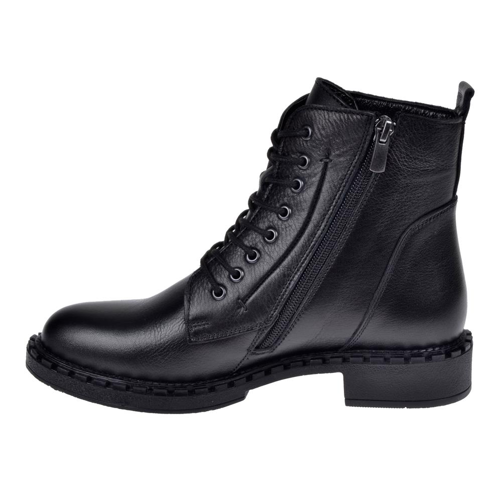 Pullman Hakiki Deri Günlük Kadın Bot VOY-8495   SİYAH