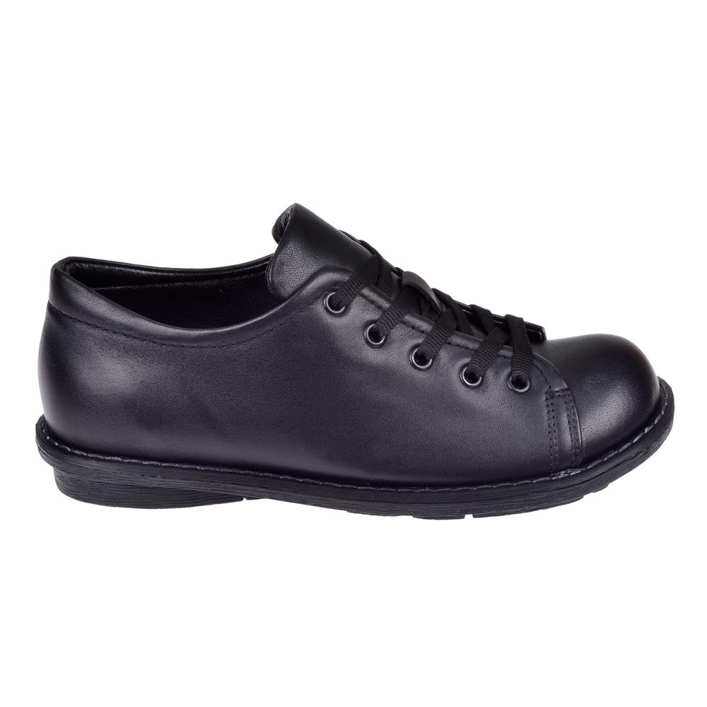 Pullman Hakiki Deri Kadın Casual Ayakkabı 34210   SİYAH
