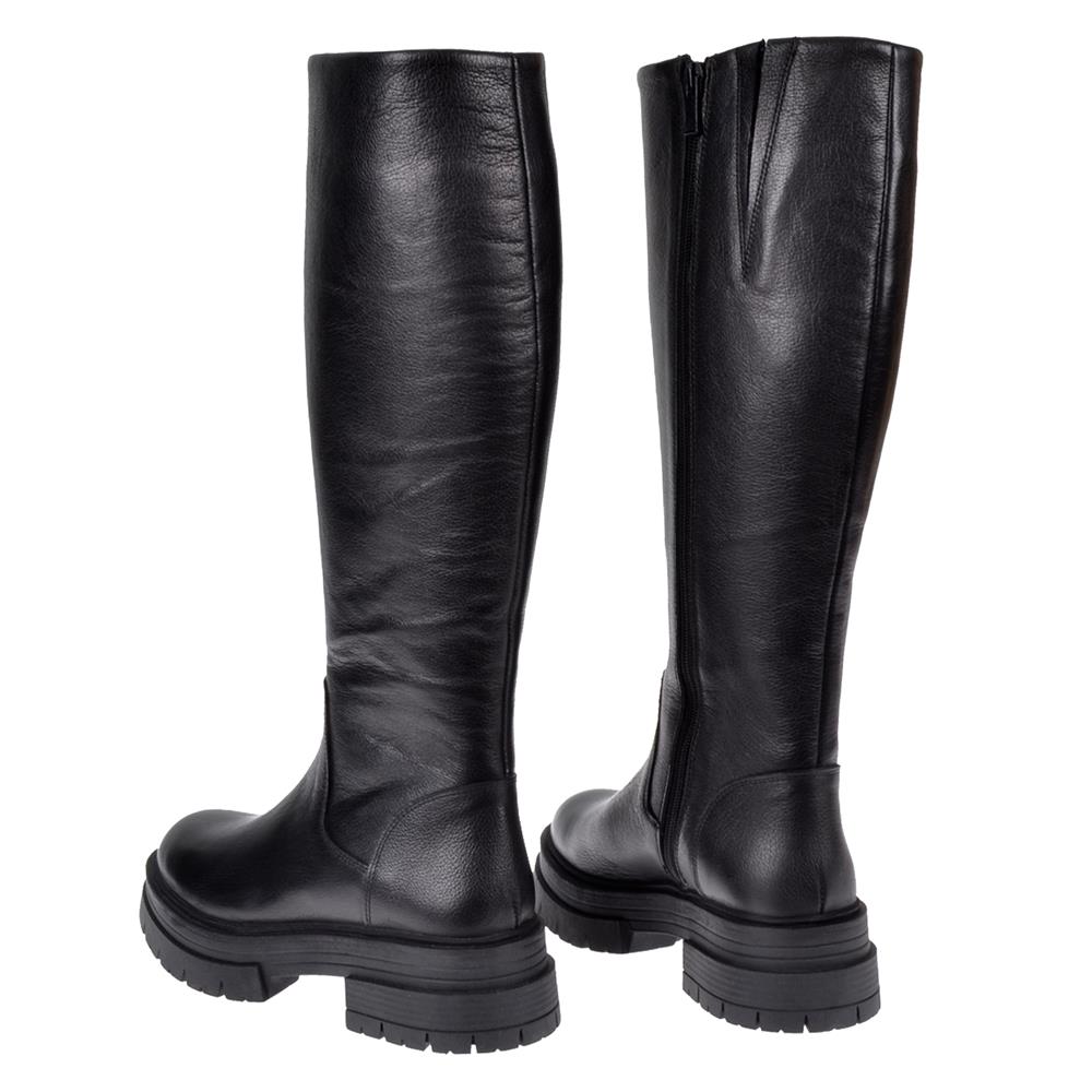 Pullman Hakiki Deri Kadın Çizme CB-25900   SİYAH