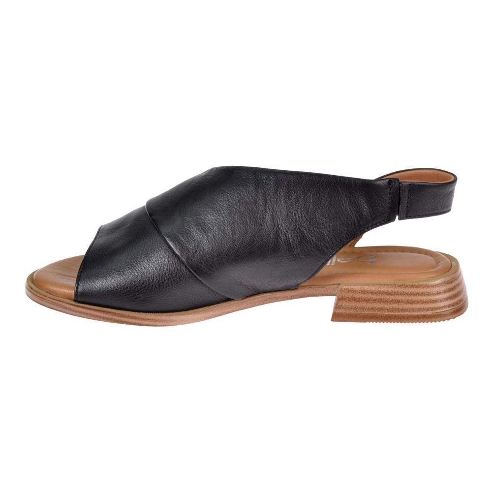Pullman Hakiki Deri Kadın Sandalet PLM-32208   SİYAH