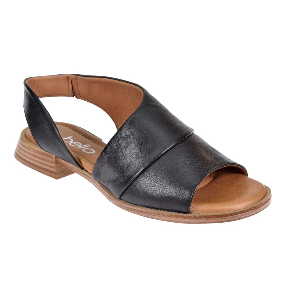 Pullman Hakiki Deri Kadın Sandalet PLM-32208   SİYAH