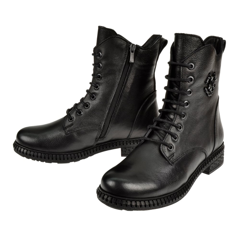 Pullman Hakiki Deri Postal Kadın Bot CB-20912   SİYAH