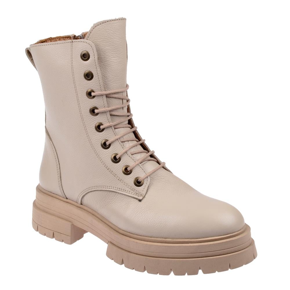 Pullman Hakiki Deri Postal Kadın Bot CB-26254   BEJ