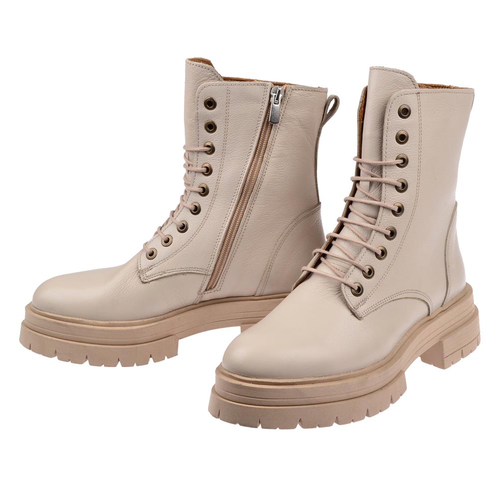 Pullman Hakiki Deri Postal Kadın Bot CB-26254   BEJ