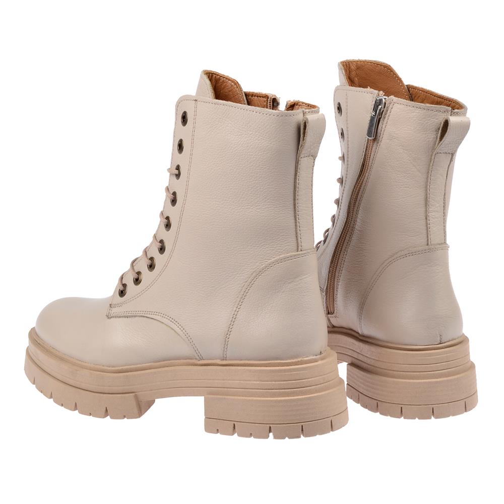 Pullman Hakiki Deri Postal Kadın Bot CB-26254   BEJ