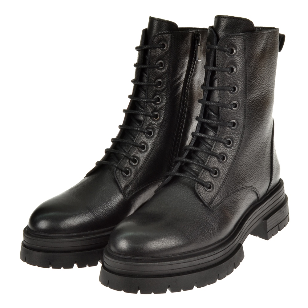 Pullman Hakiki Deri Postal Kadın Bot CB-26254   SİYAH