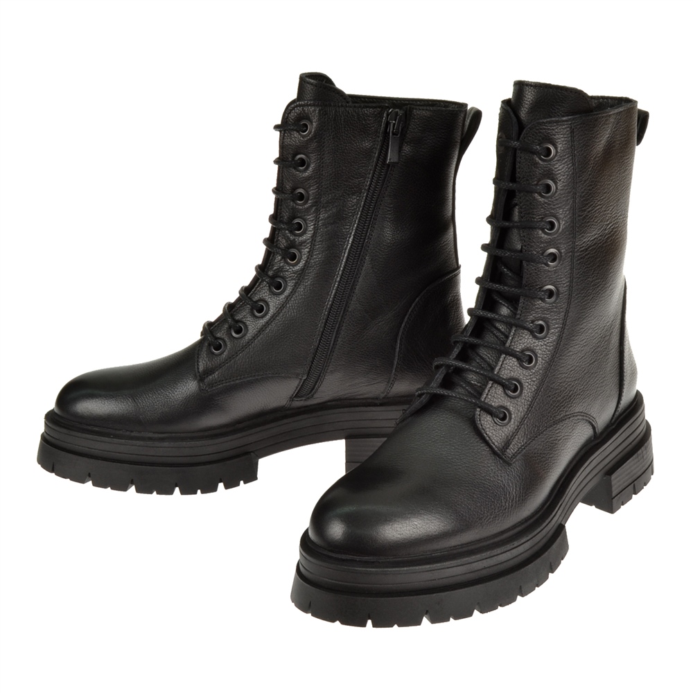 Pullman Hakiki Deri Postal Kadın Bot CB-26254   SİYAH