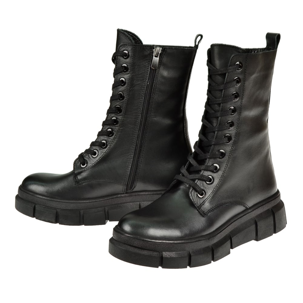 Pullman Hakiki Deri Postal Kadın Bot ND-22560   SİYAH