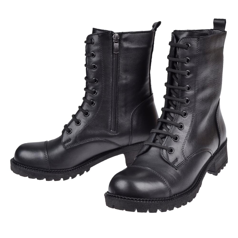 Pullman Hakiki Deri Postal Kadın Bot PLM-34711   SİYAH