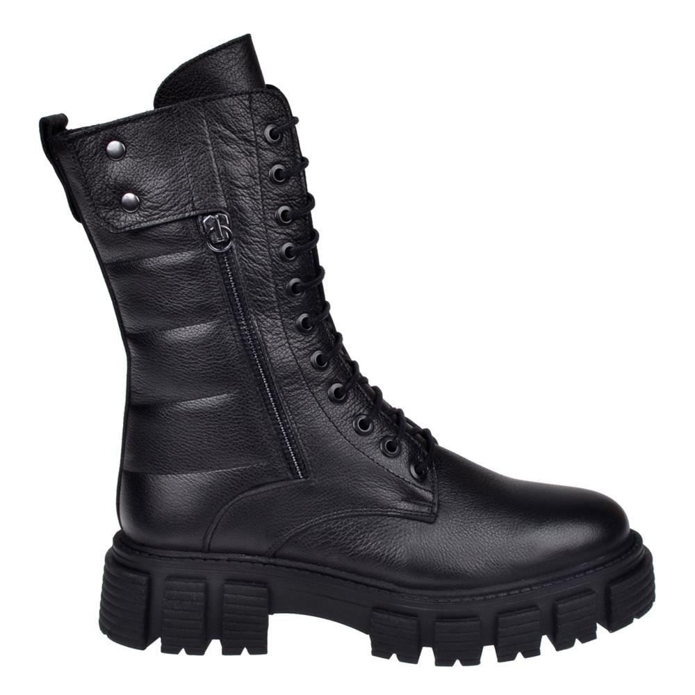 Pullman Hakiki Deri Postal Kadın Bot SK-36871   SİYAH