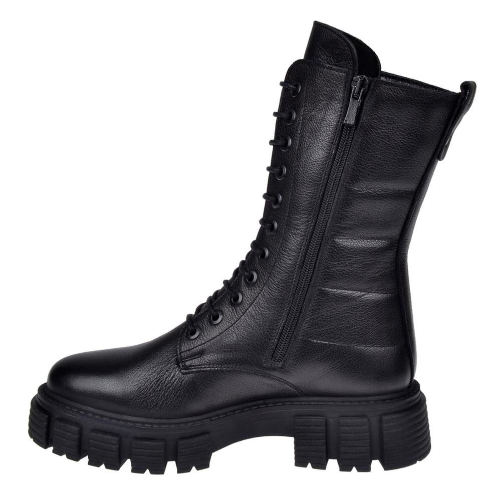 Pullman Hakiki Deri Postal Kadın Bot SK-36871   SİYAH