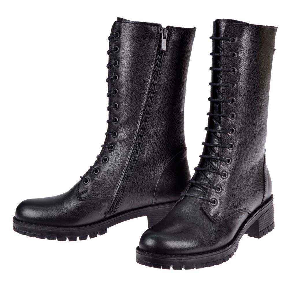 Pullman Hakiki Deri Postal Kadın Bot SK-2690   SİYAH