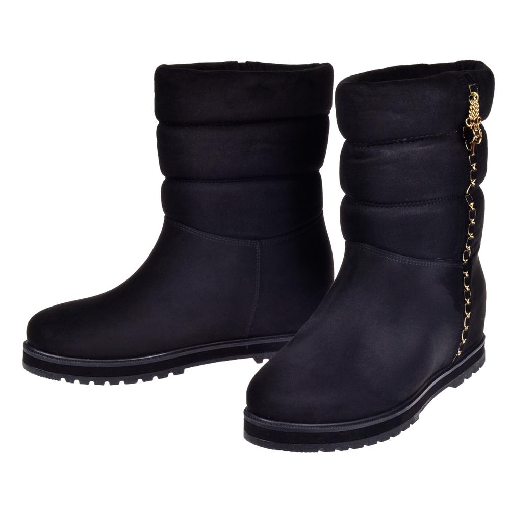 Pullman İçten Dolgu Tabanlı Kadın Bot SMS-63122   SİYAH SÜET