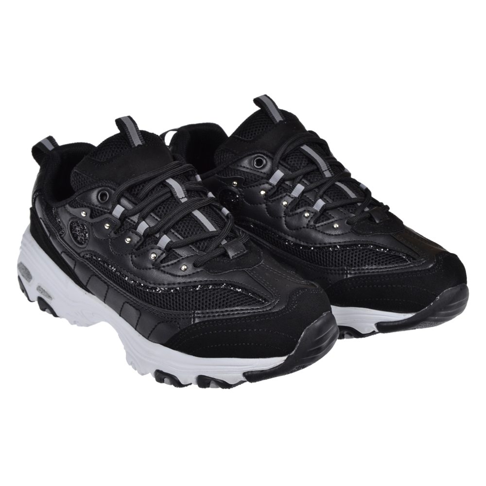 Pullman Kadın Spor Ayakkabı Sneaker DUM-387 SİYAH