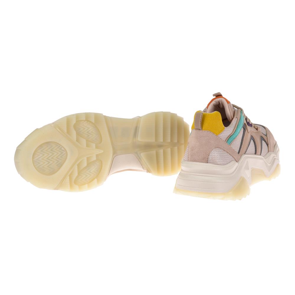 Pullman Kadın Spor Ayakkabı Sneaker SMS-65142   BEJ MULTİ