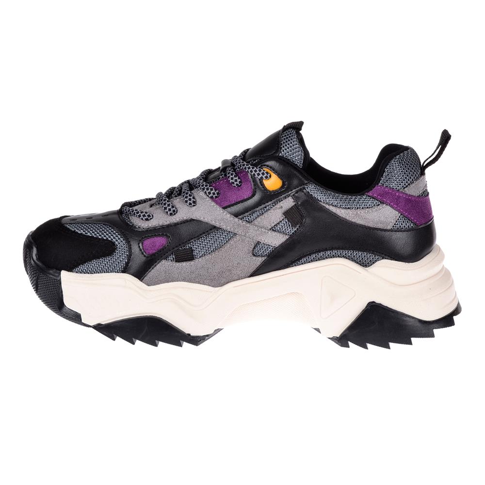 Pullman Kadın Spor Ayakkabı Sneaker SMS-65137   SİYAH MOR