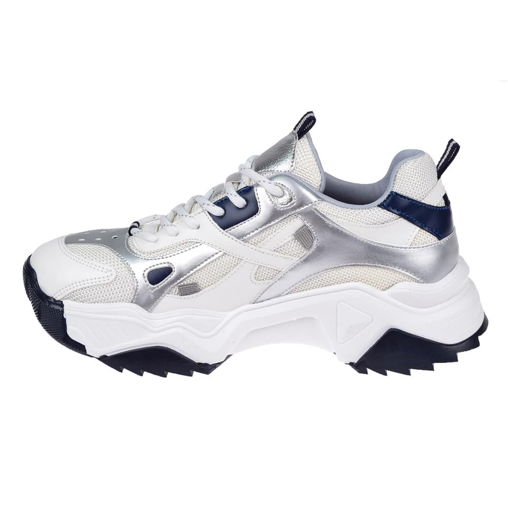 Pullman Kadın Spor Ayakkabı Sneaker SMS-65137   BEYAZ LACİ