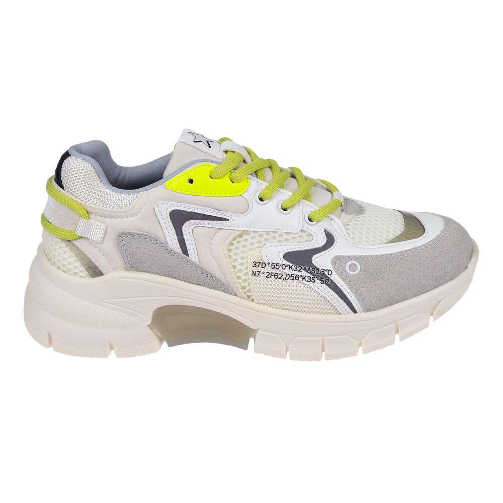 Pullman Kadın Spor Ayakkabı Sneaker SMS-51166   GRİ YEŞİL