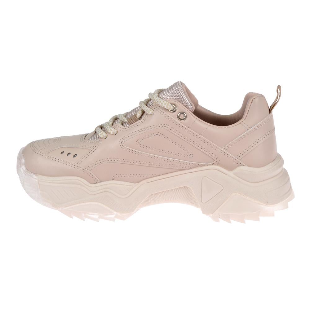 Pullman Kadın Spor Ayakkabı Sneaker SMS-65118   BEJ