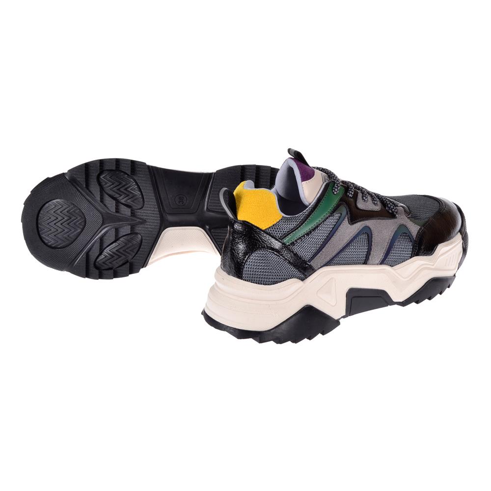 Pullman Kadın Spor Ayakkabı Sneaker SMS-65142   SİYAH MOR