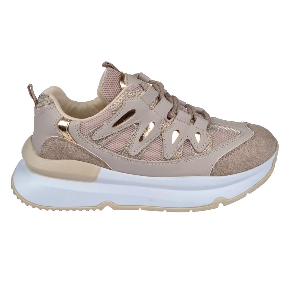 Pullman Kadın Spor Ayakkabı Sneaker ZM-03   TEN