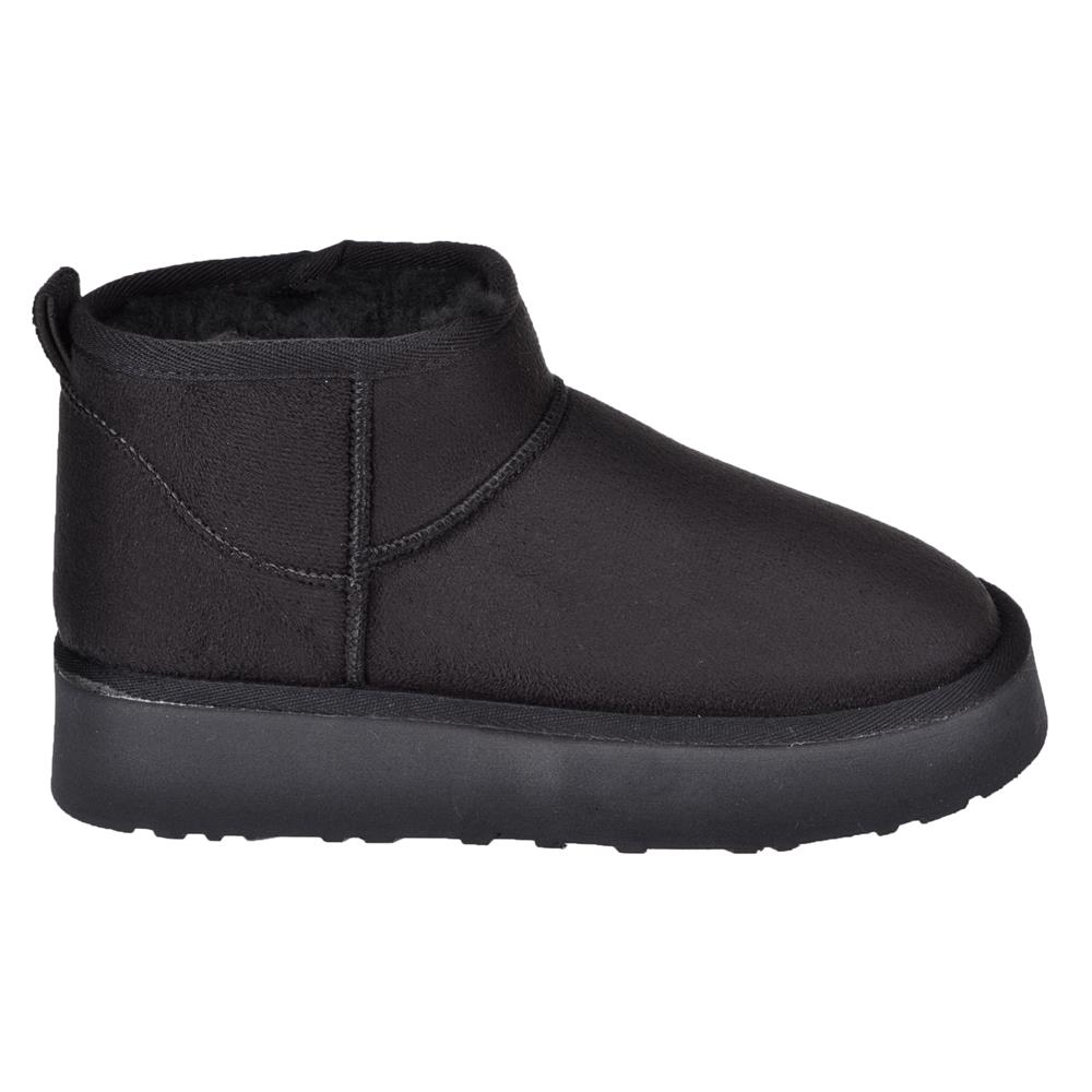 Pullman Kalın Taban İçi Müflonlu Kadın Bot PLM-201   SİYAH