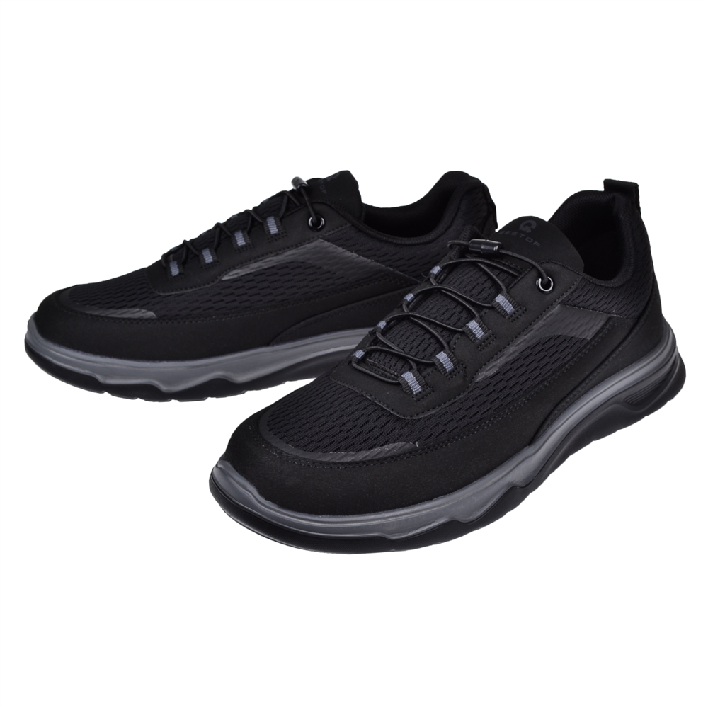 Pullman Lastikli Erkek Spor Ayakkabı Sneaker DUM-2074 SİYAH