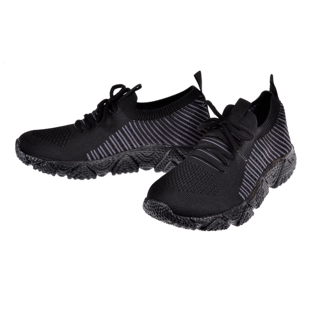 Pullman Triko Hafif Erkek Spor Ayakkabı Sneaker PLM-30504   SİYAH