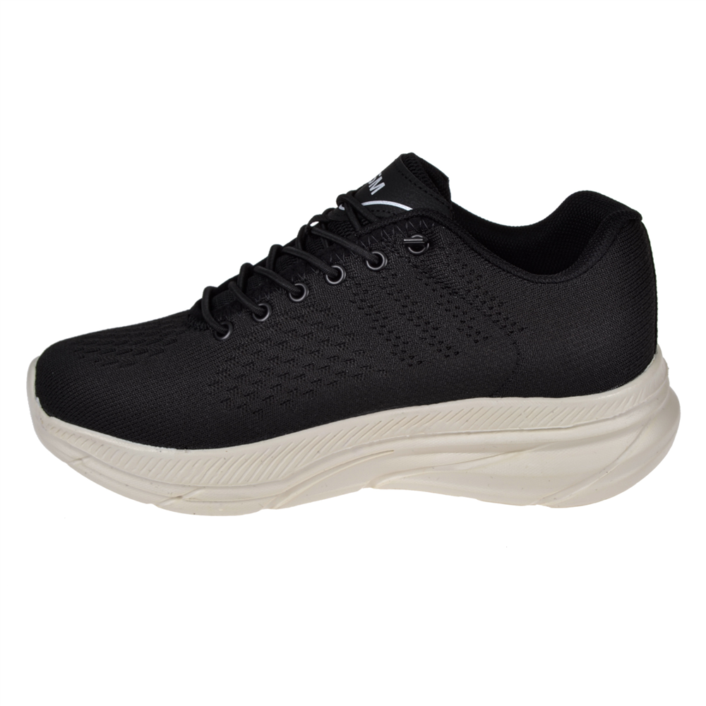 Pullman Triko Kadın Spor Ayakkabı Sneaker DUM-518 SİYAH BEYAZ