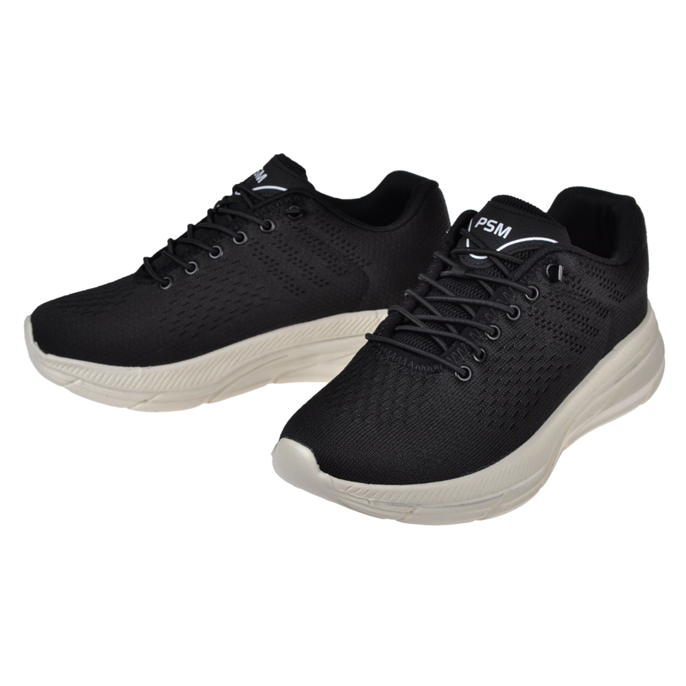 Pullman Triko Kadın Spor Ayakkabı Sneaker DUM-518 SİYAH BEYAZ