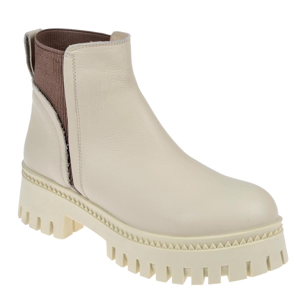 Pullman Yanı Lastikli Kısa Kadın Bot MX-ZMB-06   BEJ