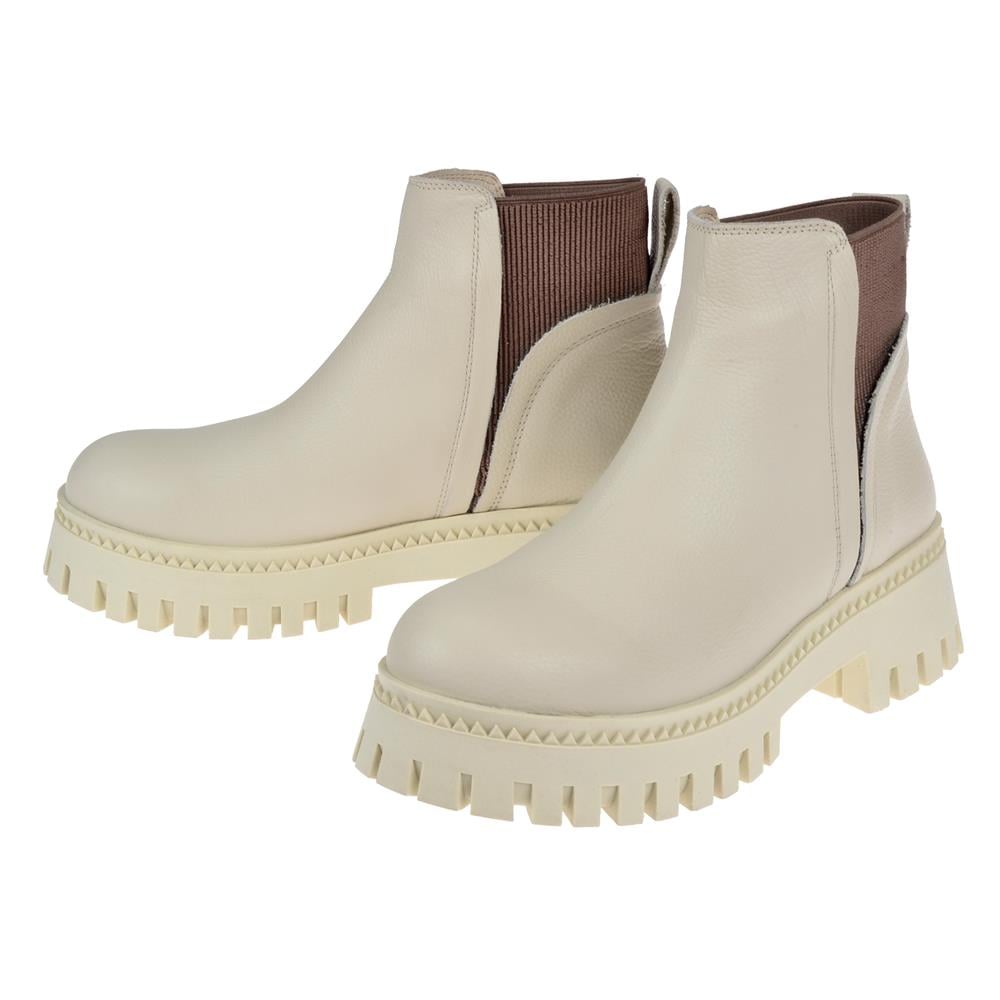 Pullman Yanı Lastikli Kısa Kadın Bot MX-ZMB-06   BEJ