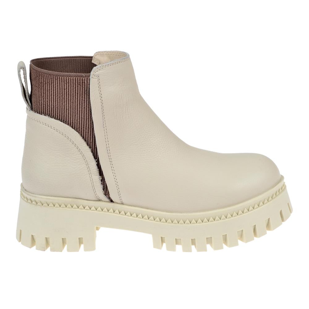 Pullman Yanı Lastikli Kısa Kadın Bot MX-ZMB-06   BEJ