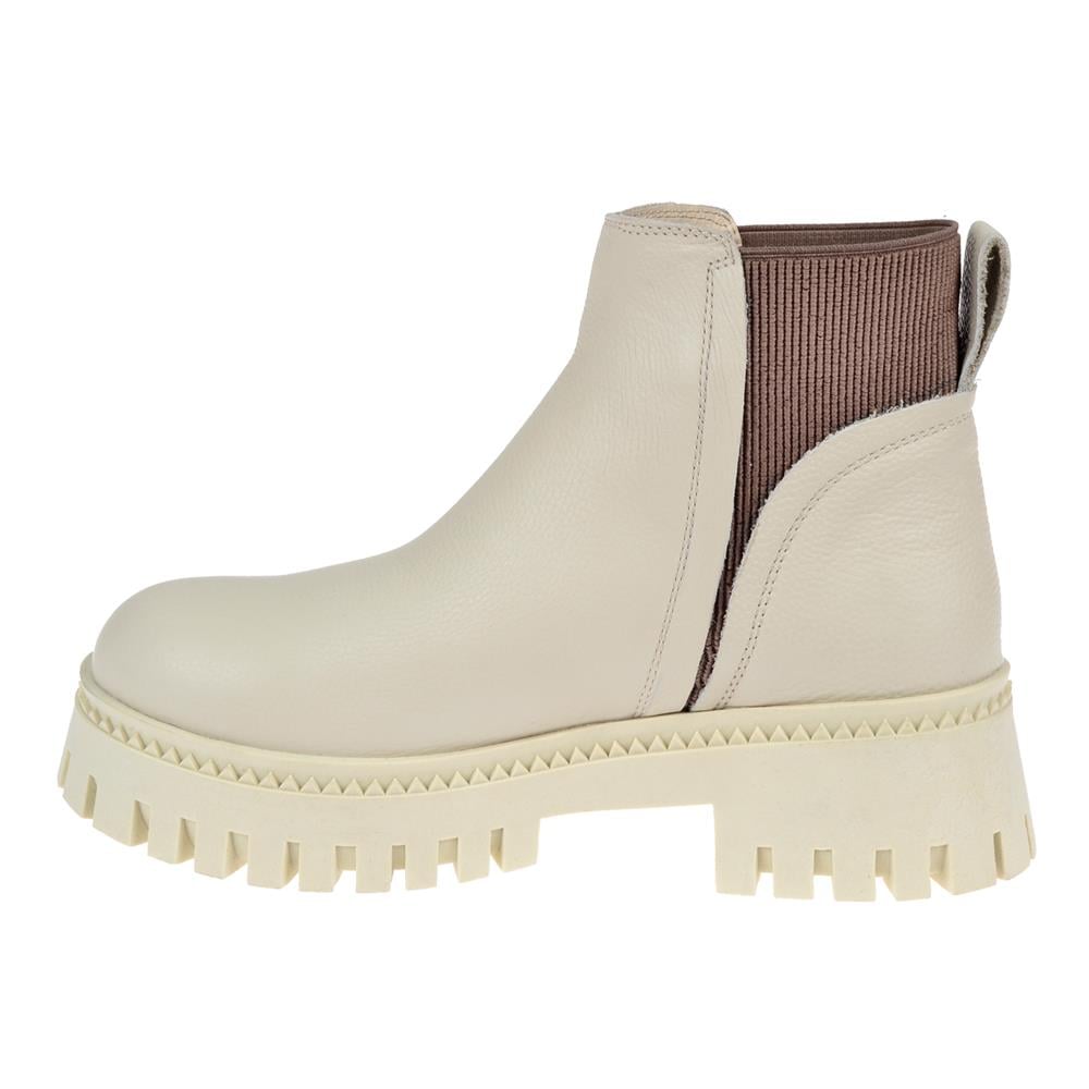 Pullman Yanı Lastikli Kısa Kadın Bot MX-ZMB-06   BEJ