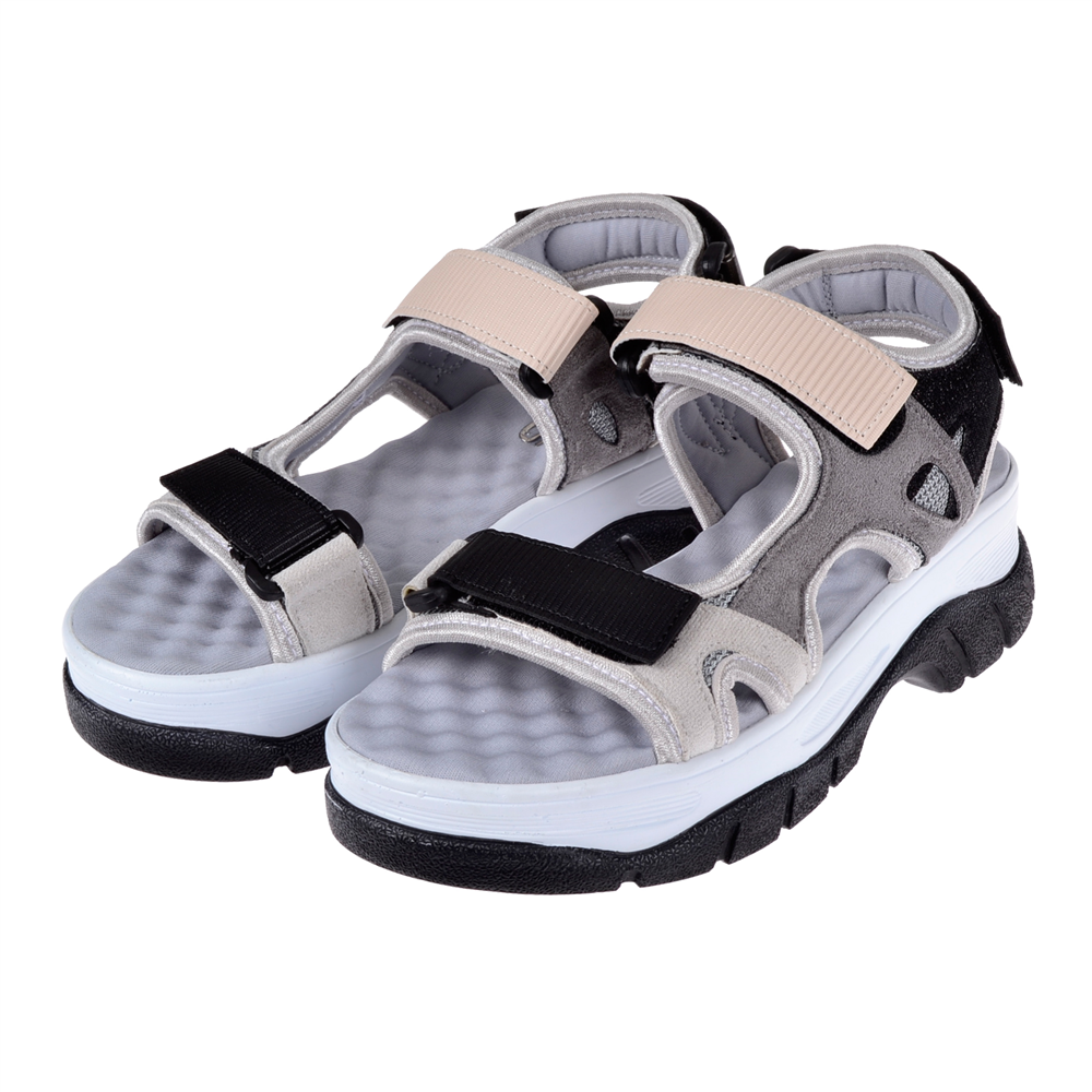 Sms Cırtlı Comfort Kadın Sandalet SMS-4740 SİYAH MULTİ