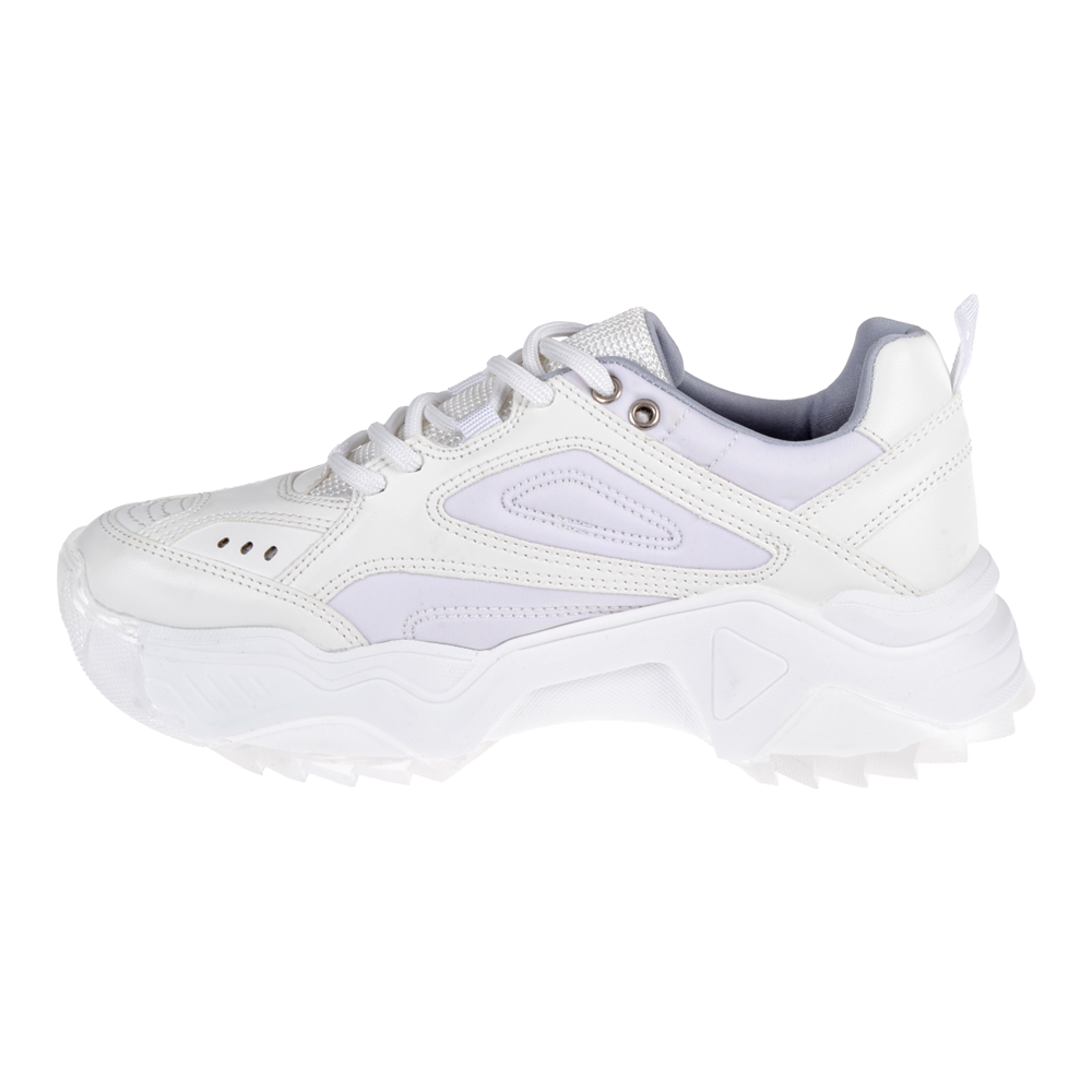 Sms Kadın Spor Ayakkabı Sneaker SMS-65118 BEYAZ