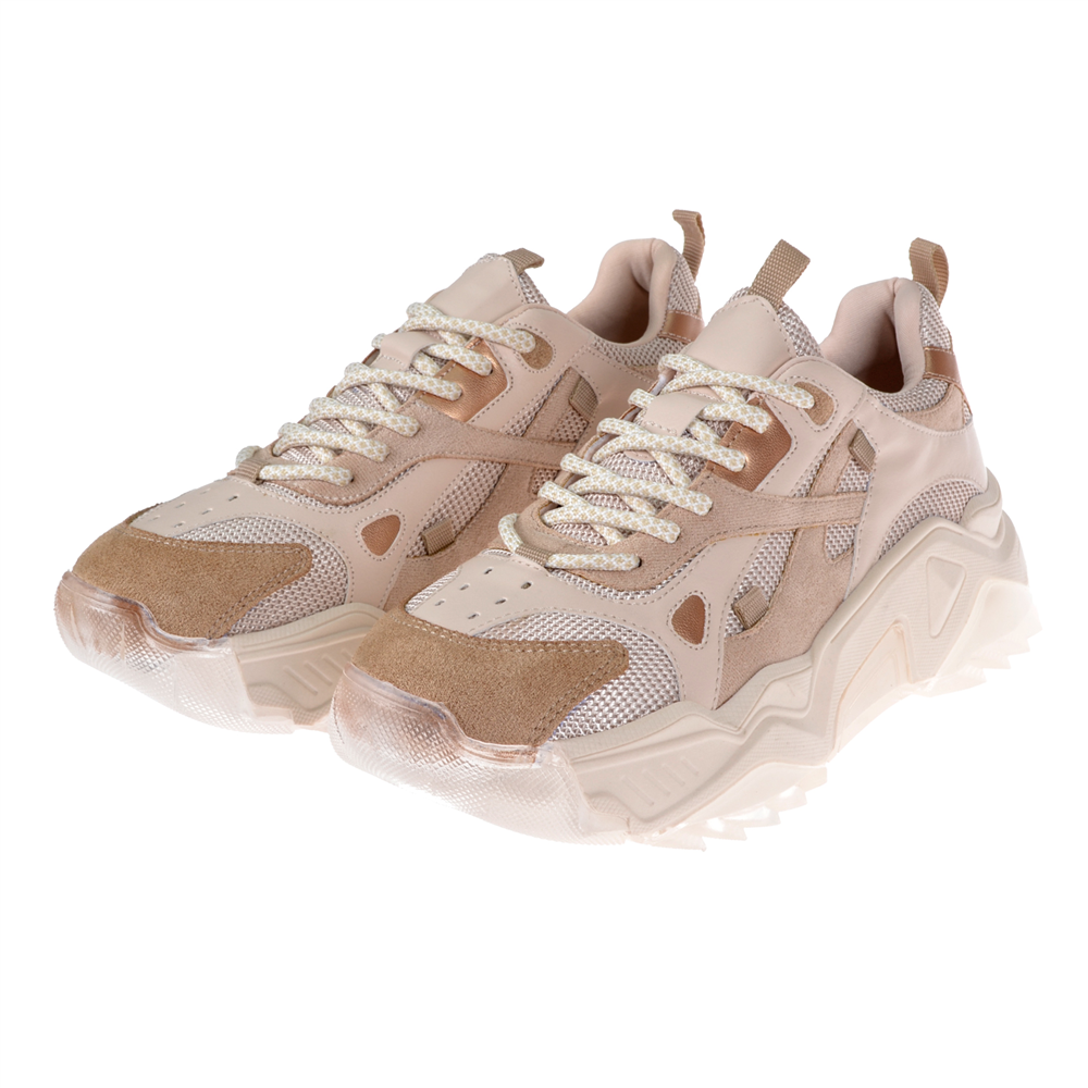 Sms Kadın Spor Ayakkabı Sneaker SMS-65137 BEJ