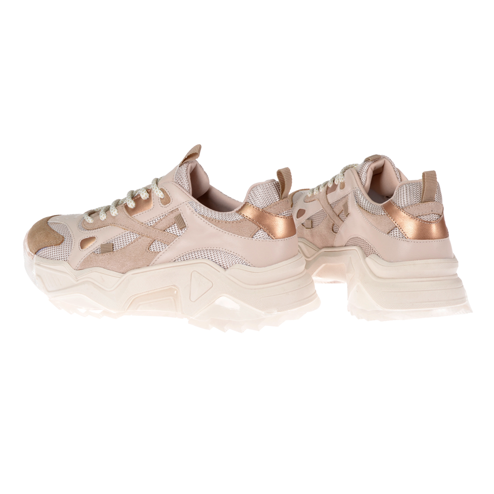 Sms Kadın Spor Ayakkabı Sneaker SMS-65137 BEJ