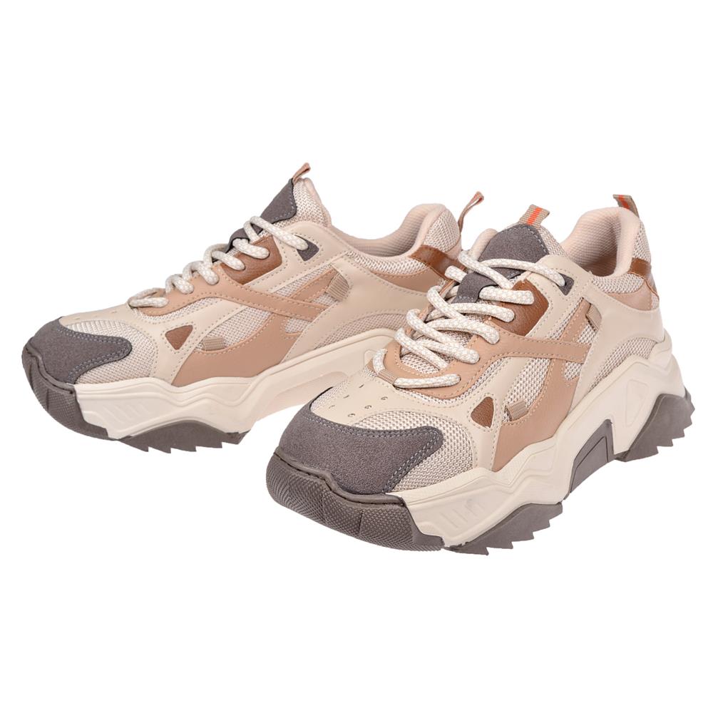 Sms Kadın Spor Ayakkabı Sneaker SMS-65137   BEJ KAHVE