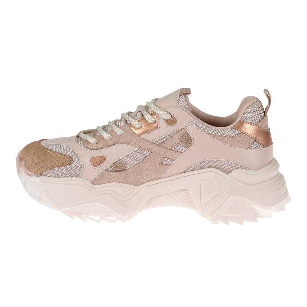 Sms Kadın Spor Ayakkabı Sneaker SMS-65137 BEJ