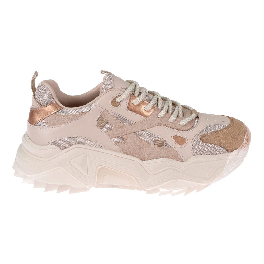 Sms Kadın Spor Ayakkabı Sneaker SMS-65137 BEJ
